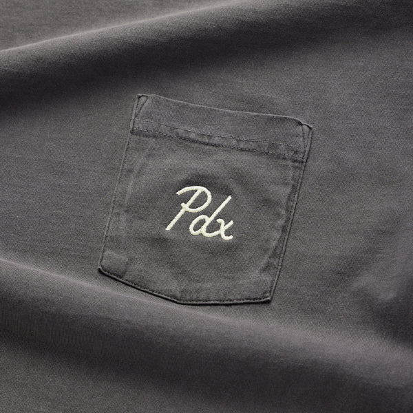 PDX Premium Pocket Tee - Washed Grey