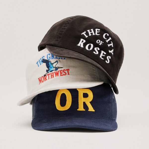 City of Roses Cap - Washed Black