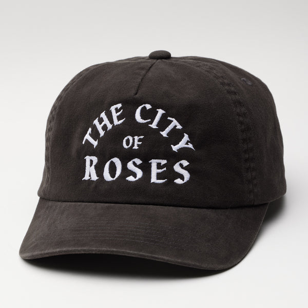 City of Roses Cap - Washed Black