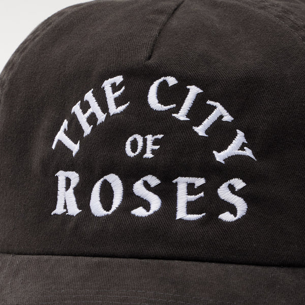 City of Roses Cap - Washed Black