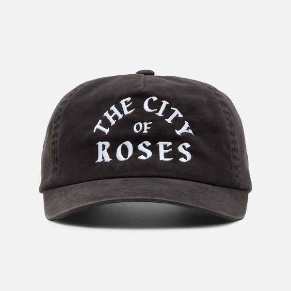 City of Roses Cap - Washed Black