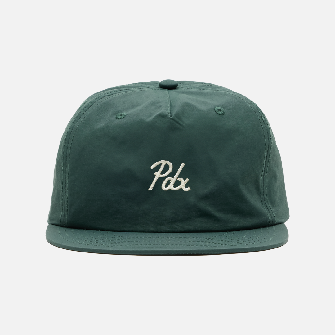 Tabor Made PDX Nylon Cap | Forest Green Snapback Hat Tabor Made PDX Nylon Cap | Forest Green Snapback Hat