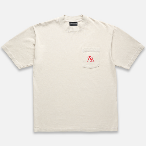 PDX Premium Pocket Tee - Eggshell
