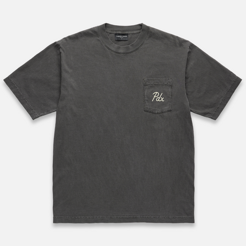 PDX Premium Pocket Tee - Washed Grey