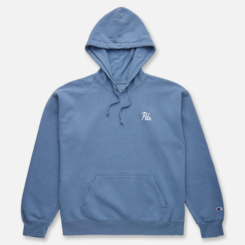 PDX Dyed Champion Hoodie - Freshwater