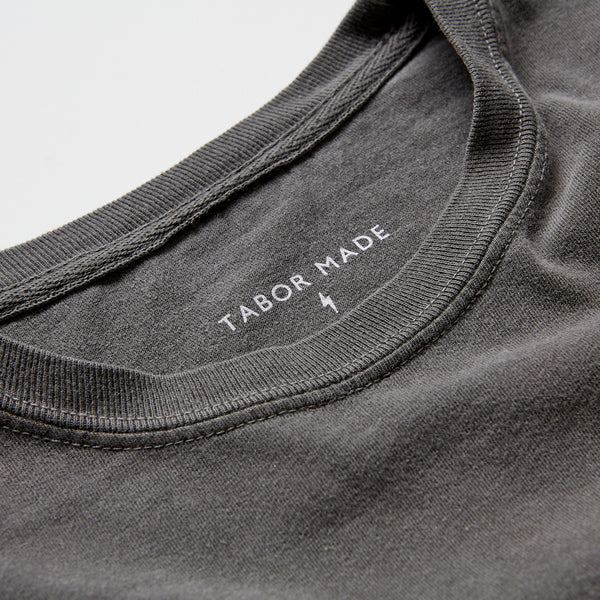PDX Dyed Tee L/S - Raven