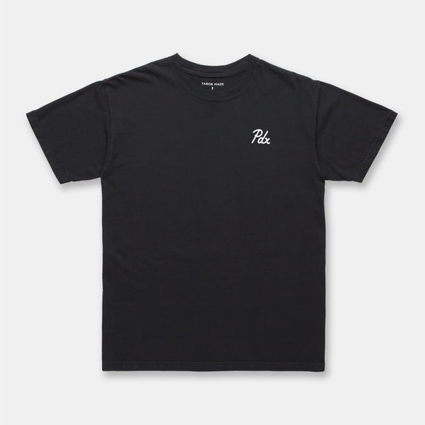 PDX Dyed Tee - Aged Black