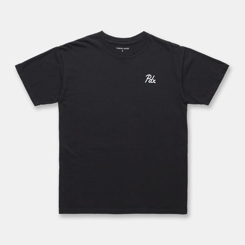 PDX Dyed Tee - Aged Black