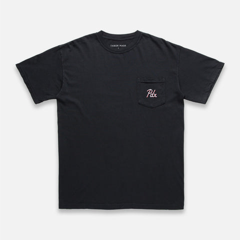 PDX Dyed Pocket Tee - Black Shadow