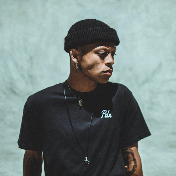 PDX Dyed Tee - Aged Black