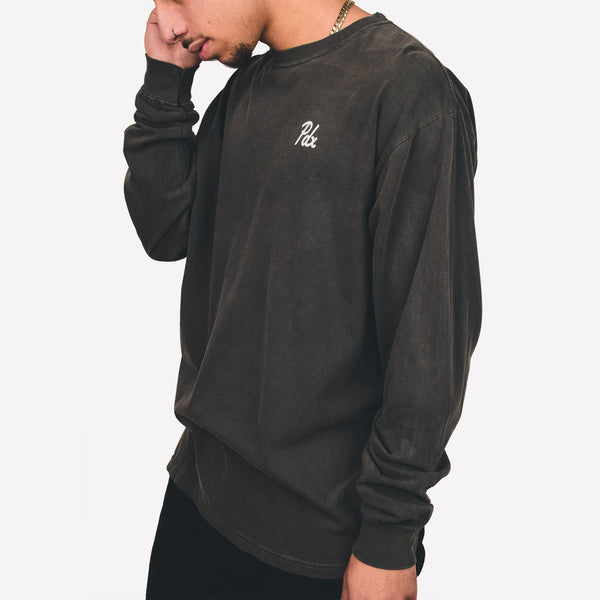 PDX Dyed Tee L/S - Raven